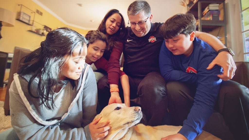 Family spending quality time together without technology. 
