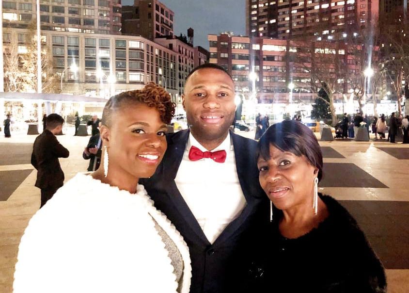 Mom with two grown kids in New York City.