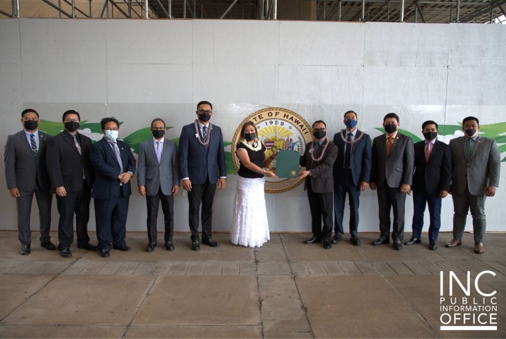 INC Ministers with Hawaii State Senator, Bennette E. Misalucha