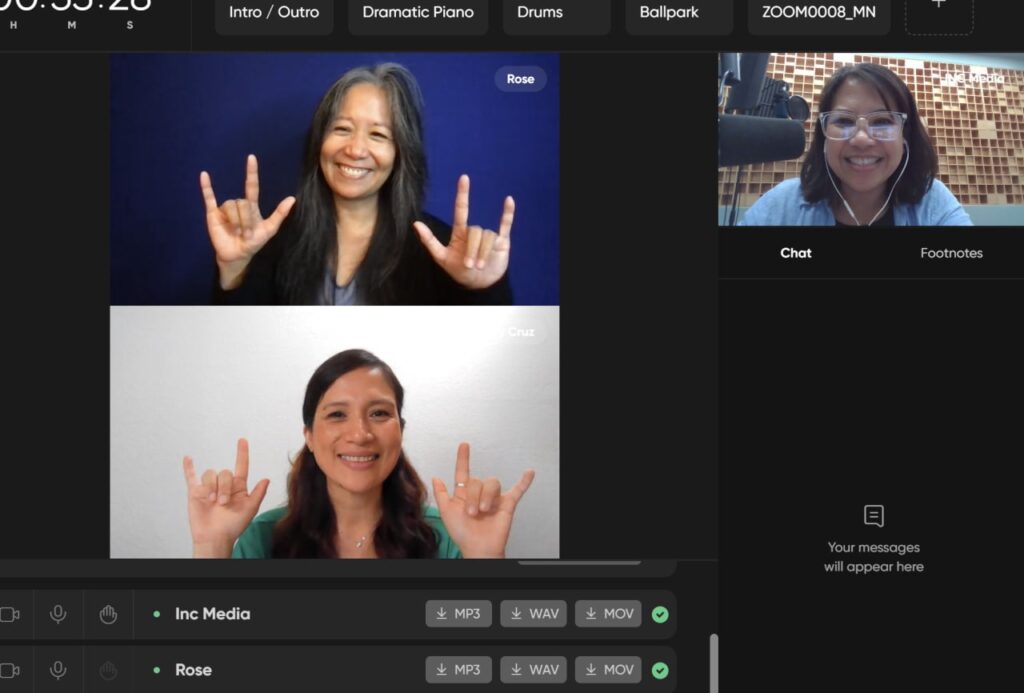 WEBEX WITH TWO WOMEN DOING ASL