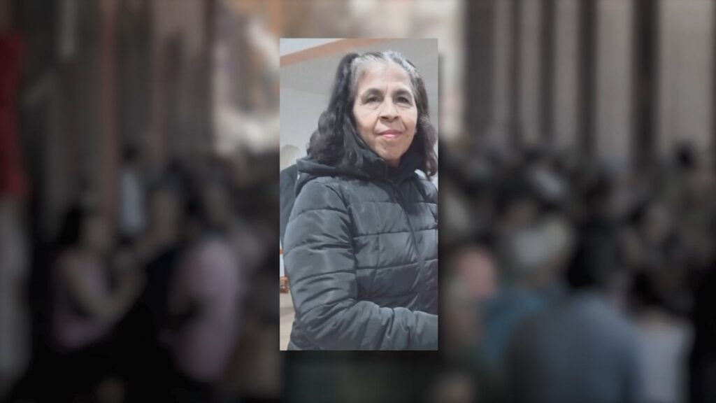 photo of a woman in front of a blurred background