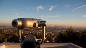 viewfinder looking over LA